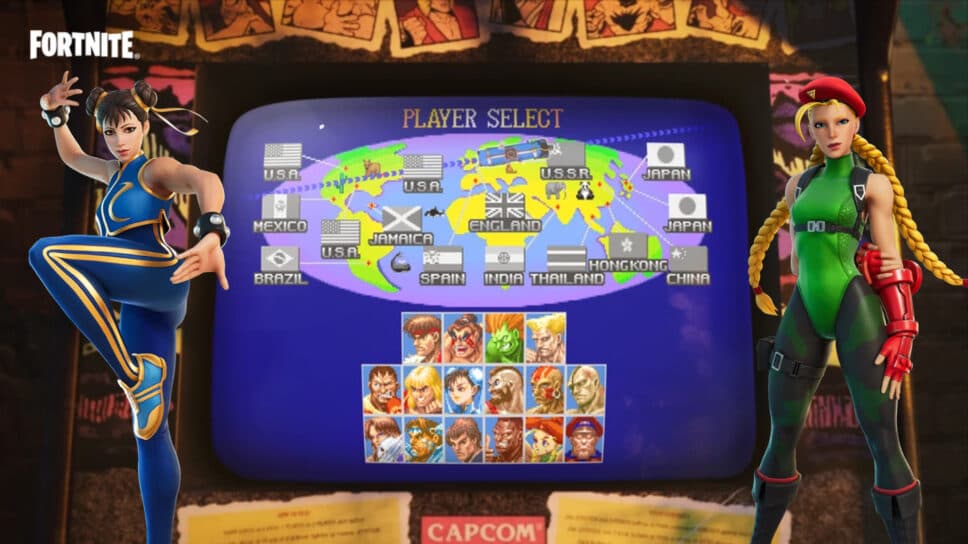 The Street Fighter skins might finally to Fortnite cover image