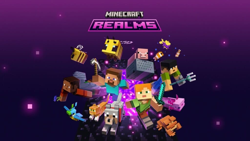 Minecraft Realms also gets a few changes in the latest preview (Image via Mojang Studios)