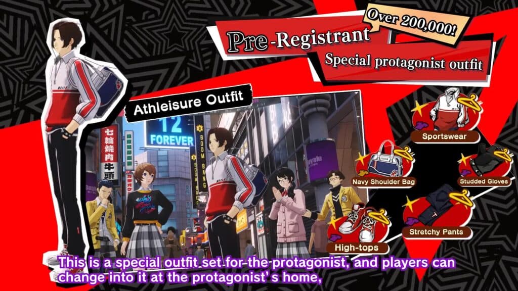 The Athleisure Outfit in P5X (Screenshot by esports.gg)