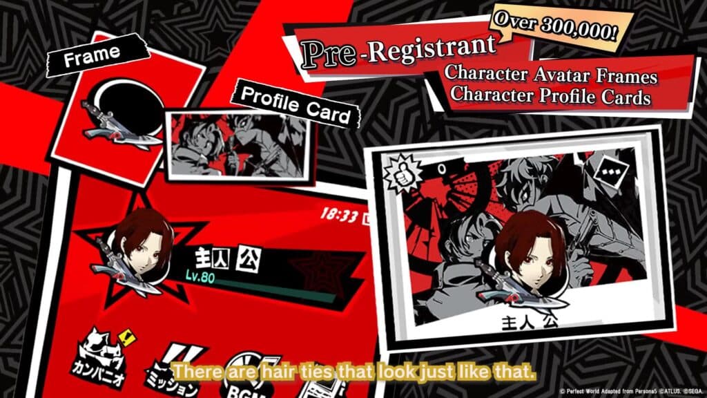 300,000 pre-registration milestone for P5X (Screenshot by esports.gg)