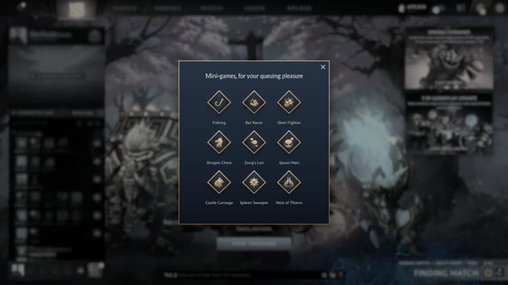 All 9 minigames you can play while queuing!