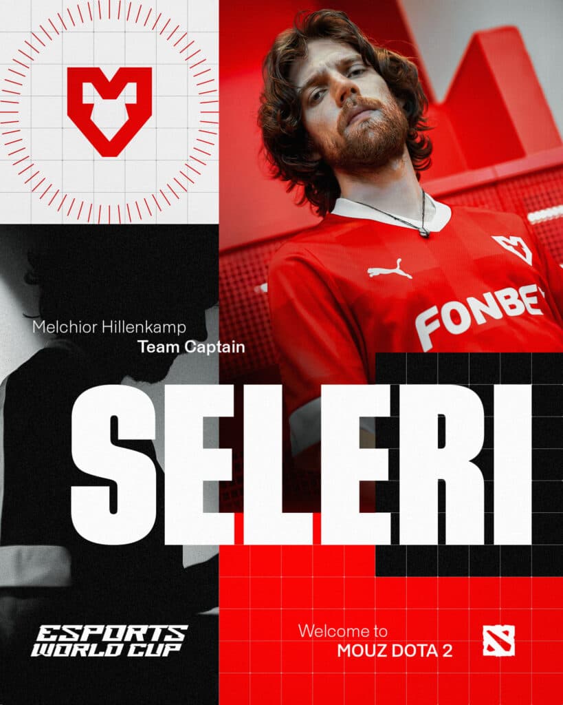 Seleri joins MOUZ as captain (Image via MOUZ on <a href="https://x.com/mousesports/status/1910336908510580869" target="_blank" rel="noreferrer noopener">X</a>)