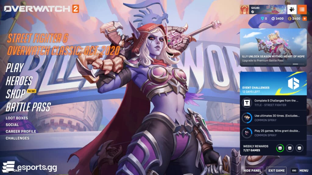 Sylvanas (Screenshot via esports.gg)