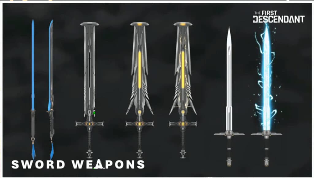 New weapon in The First Descendant: Breakthrough — sword (Image via Nexon Games)