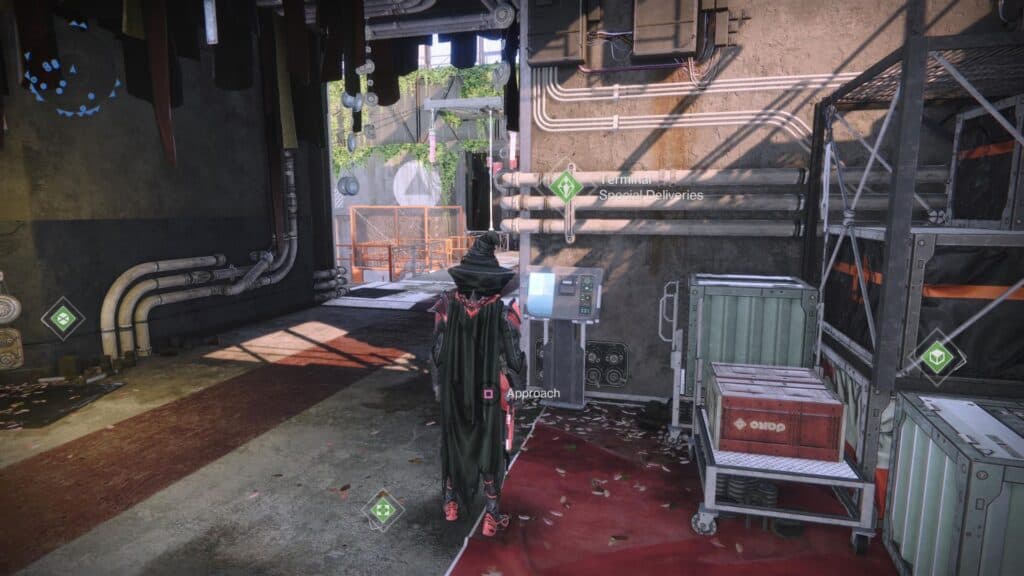 Claim the shader from the Special Deliveries kiosk in the Tower. (Screenshot by esports.gg)