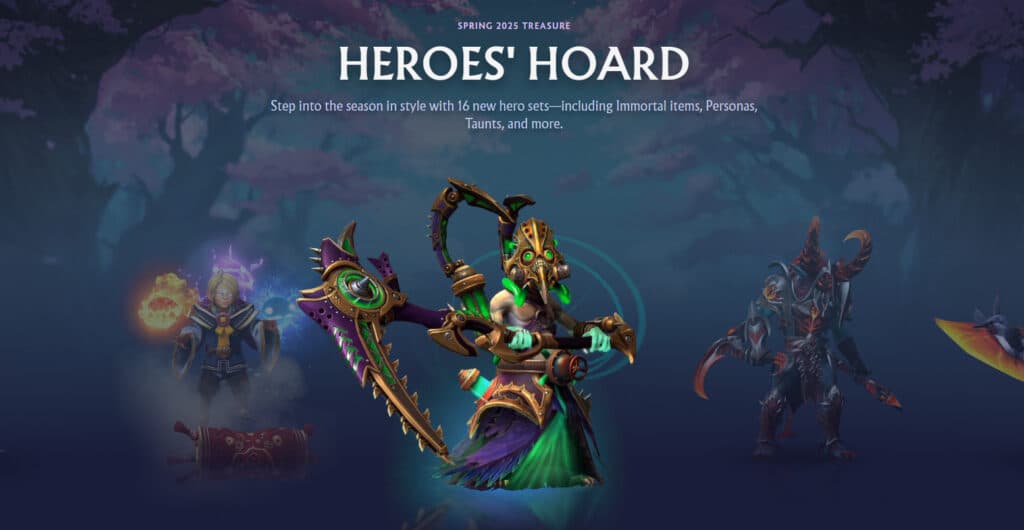 Outfit your favorite hero with new items. (Image via Valve)