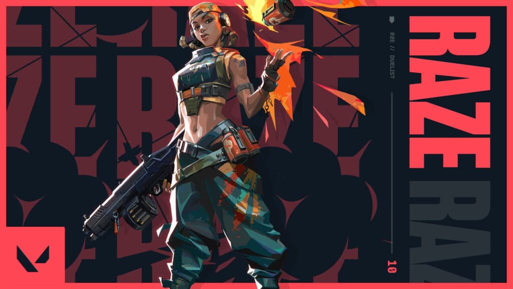 Raze's abilities should be a lot easier to see amongst the chaos in VALORANT. (Image via Riot Games)