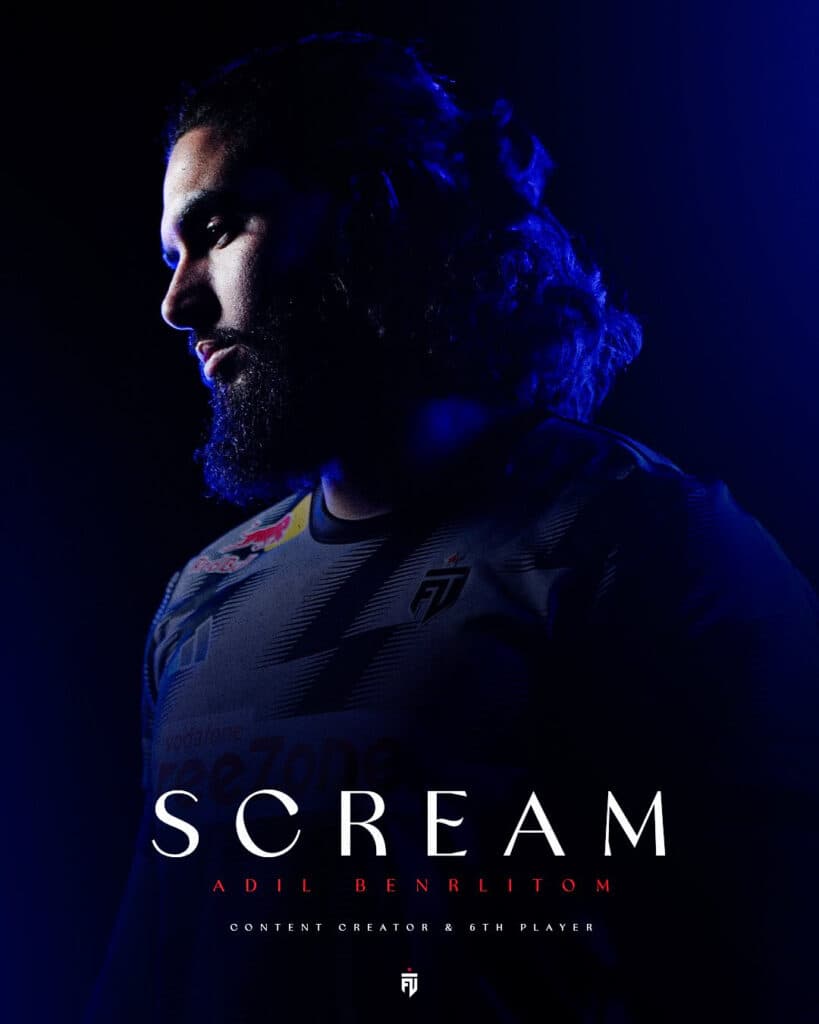 ScreaM won't be playing immediately. (Image via FUT Esports)