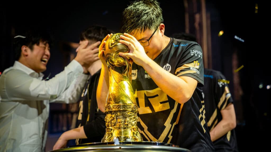 Uzi won his first MSI at 21 years old (Image via Riot Games)