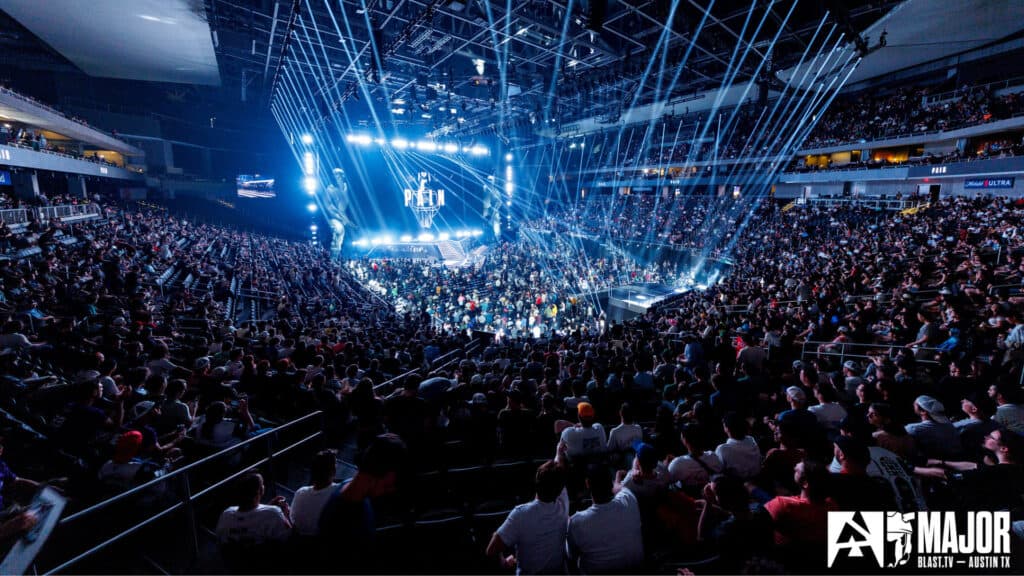 Austin Major crowds (Image via BLAST)