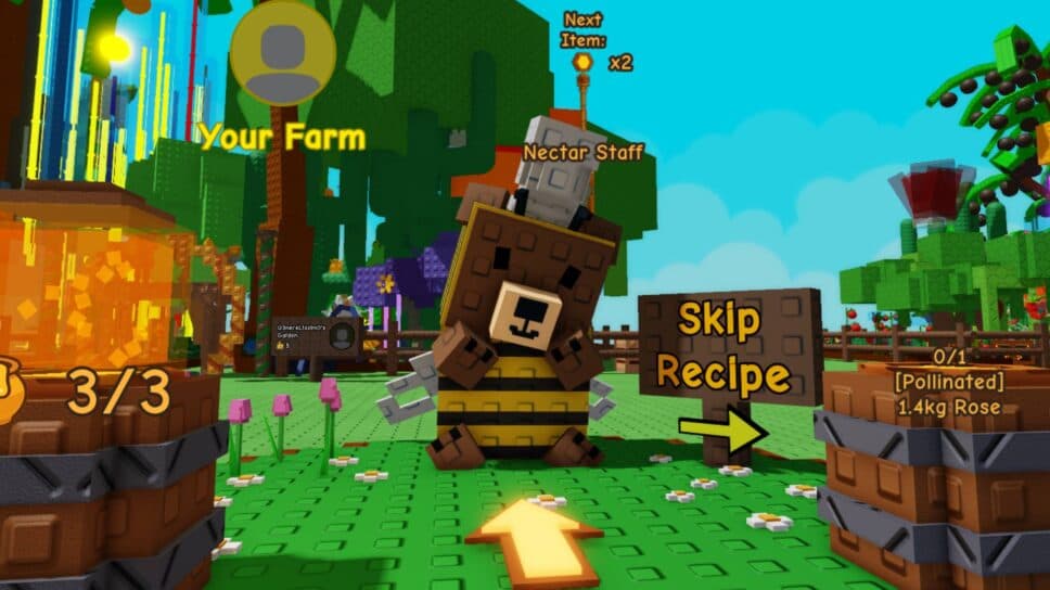 All Bizzy Bear quests and how to complete them in Grow a Garden cover image