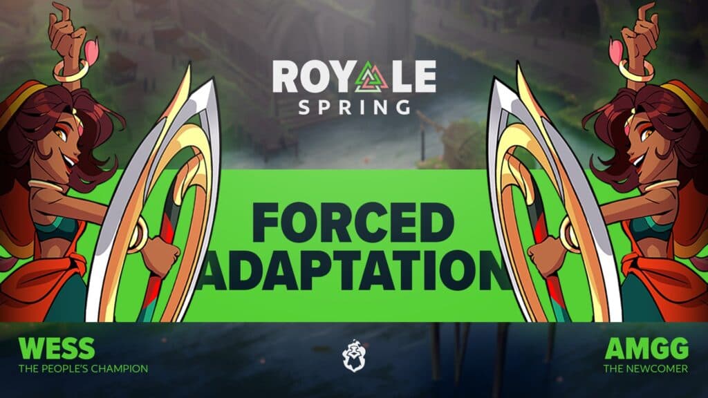 Wess vs AMGG at Spring Royale 2025 (image via Brawlhalla Esports)