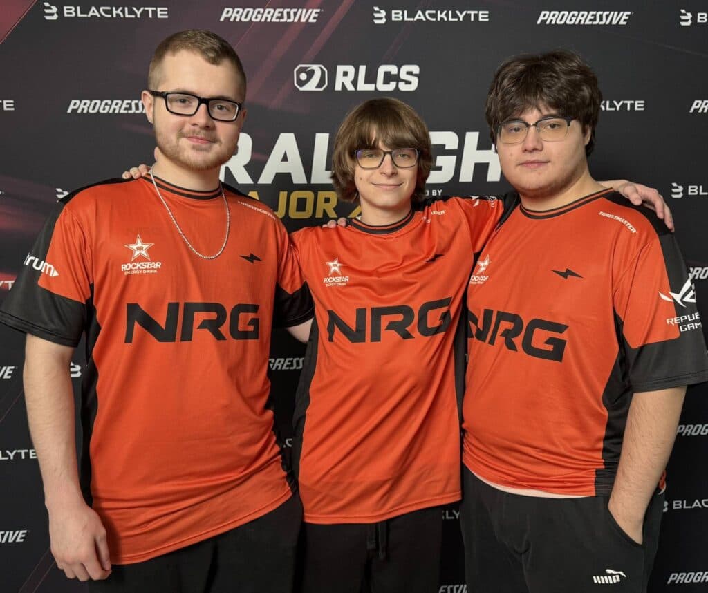 NRG at RLCS 2025 Raleigh Major (image via Rocket League Esports)