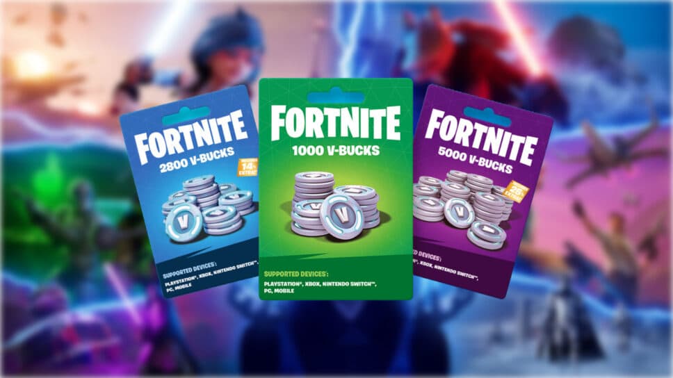 Fortnite officially discontinues V-Bucks cards cover image