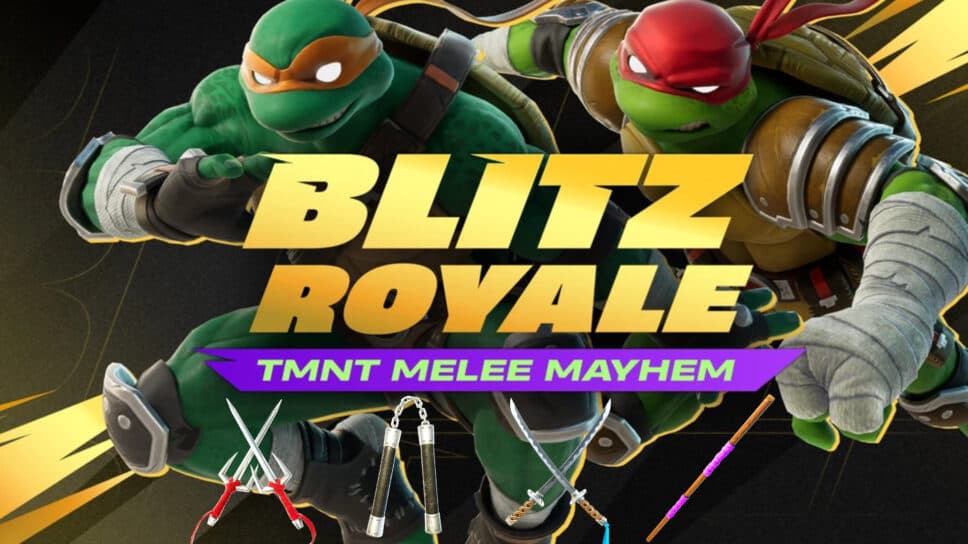 Fortnite Blitz Royale week 4 adds TMNT weapons and more! cover image