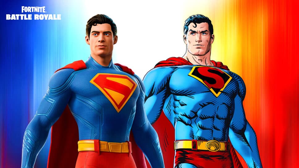 Fortnite: How to unlock each Superman skin and all cosmetics cover image