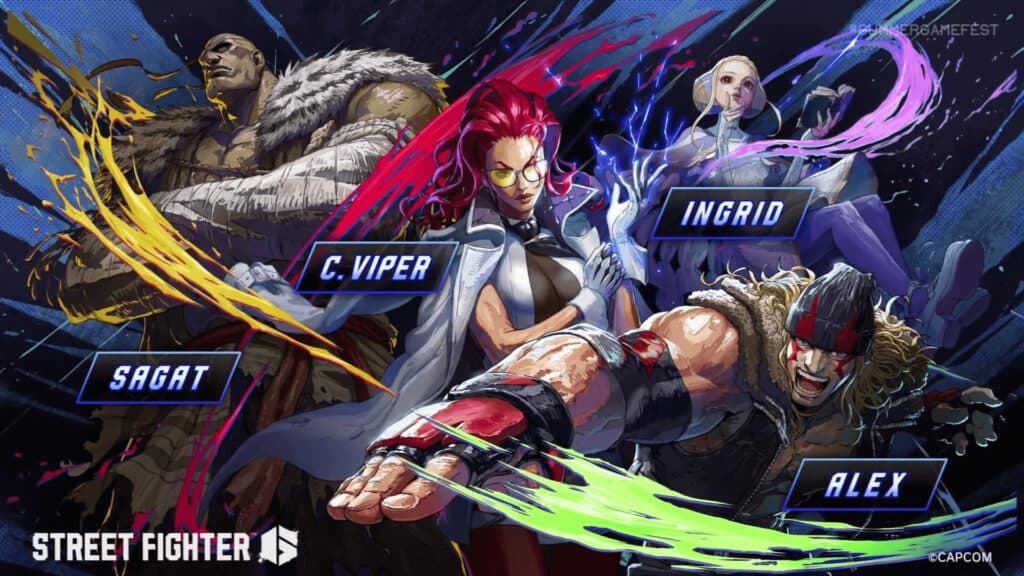 Year 3 DLC characters in Street Fighter 6 (image via Capcom)