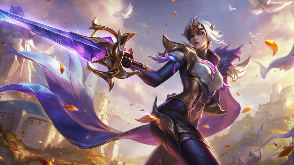 Victorious Fiora splash art (Image by Riot Games)