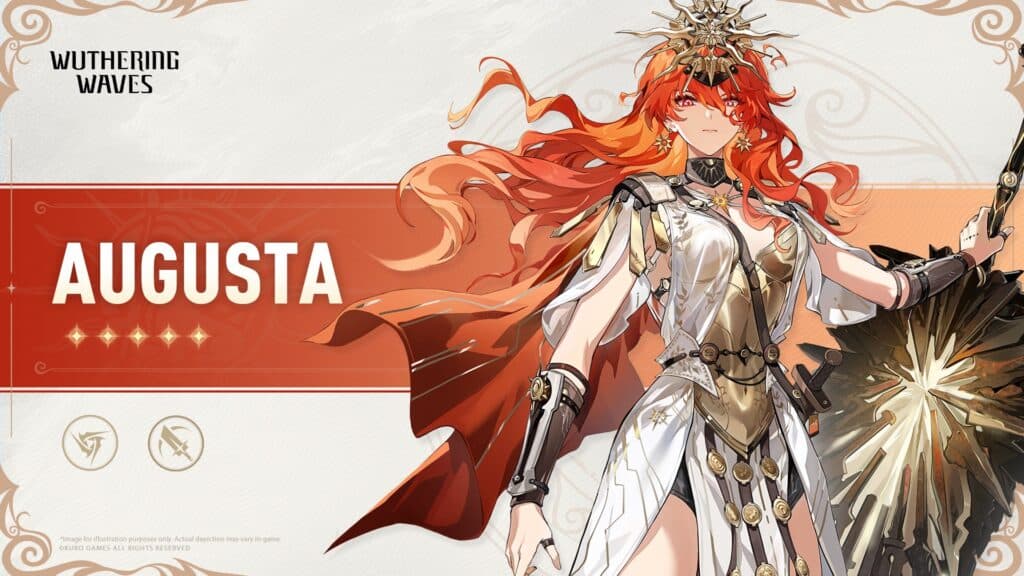 Attributes of WuWa Augusta (image via Kuro Games)