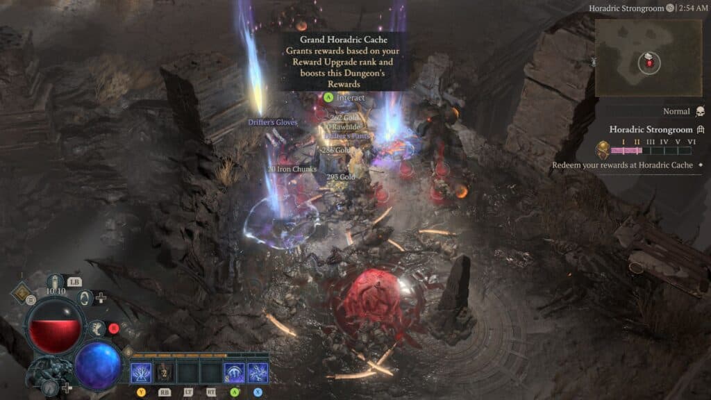 Grand Horadric Cache may contain Escalation Sigils. (Screenshot by esports.gg)