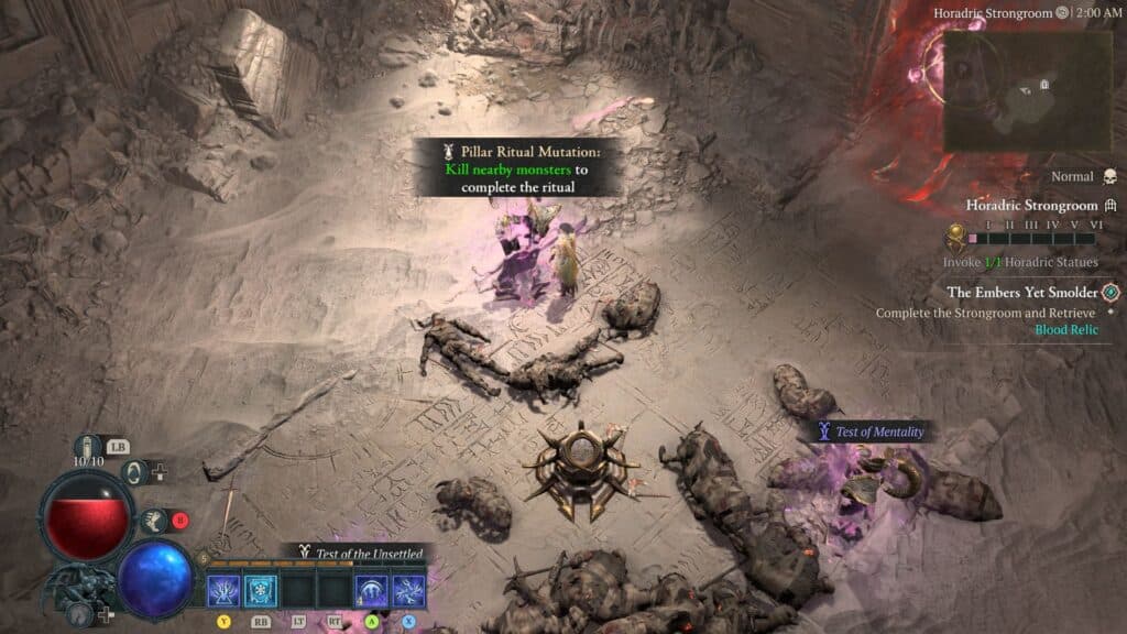 Horadric Phials drop rate seems to be bugged for the time being (Screenshot via esports.gg)