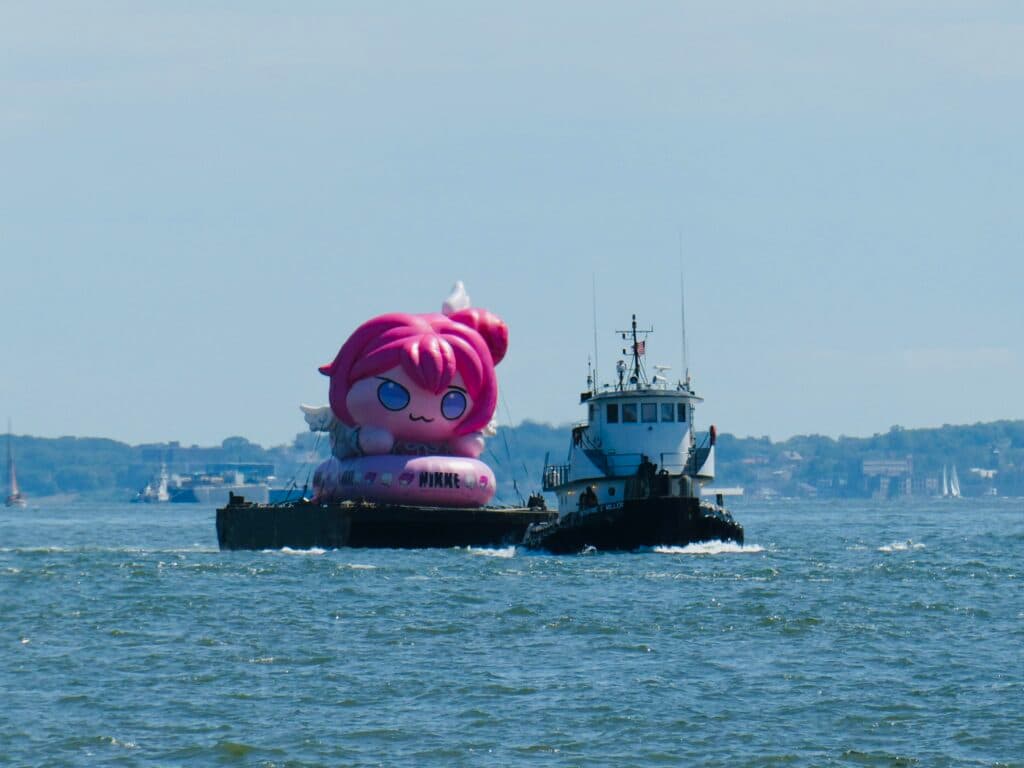 Fan shot of Doro on her adventure on the Hudson river (via <a href="https://x.com/dnz1134/status/1946294826158174474/photo/3" target="_blank" rel="noreferrer noopener">dnz1134 on X</a>)