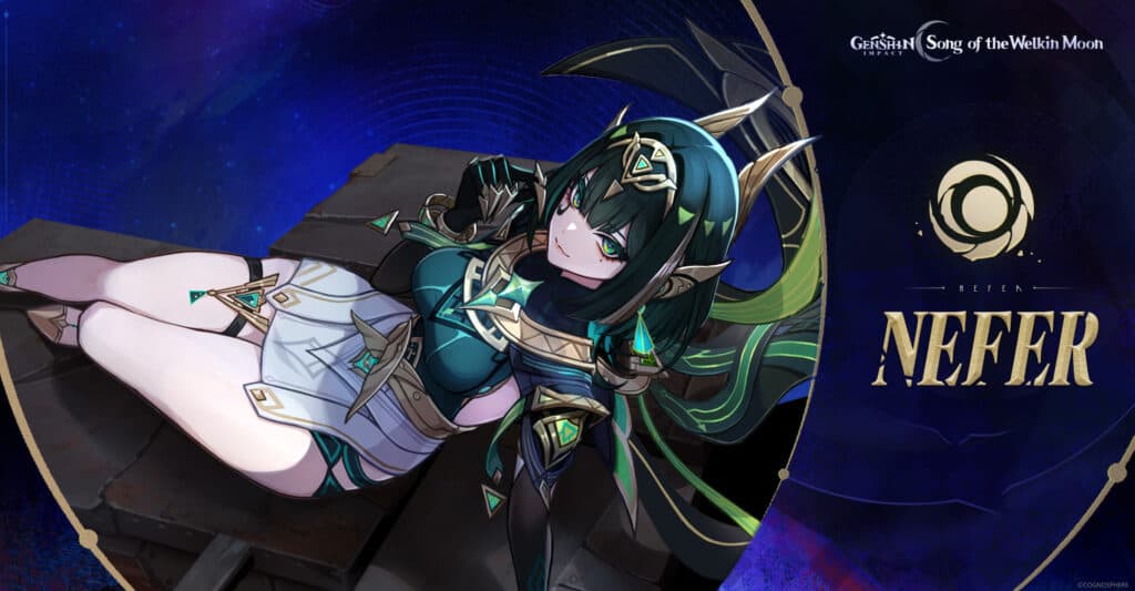 Nefer official banner (Image via HoYoverse)