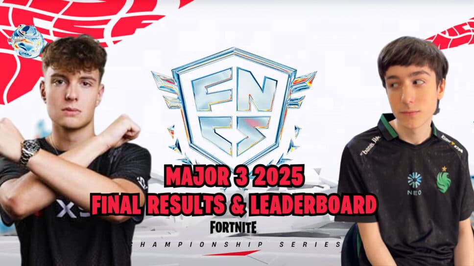 FNCS Major 3 2025: Final results & leaderboard cover image