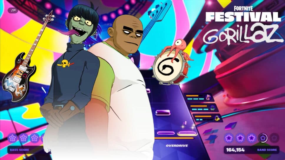 Fortnite leak confirms Gorillaz will headline Festival Season 10 cover image