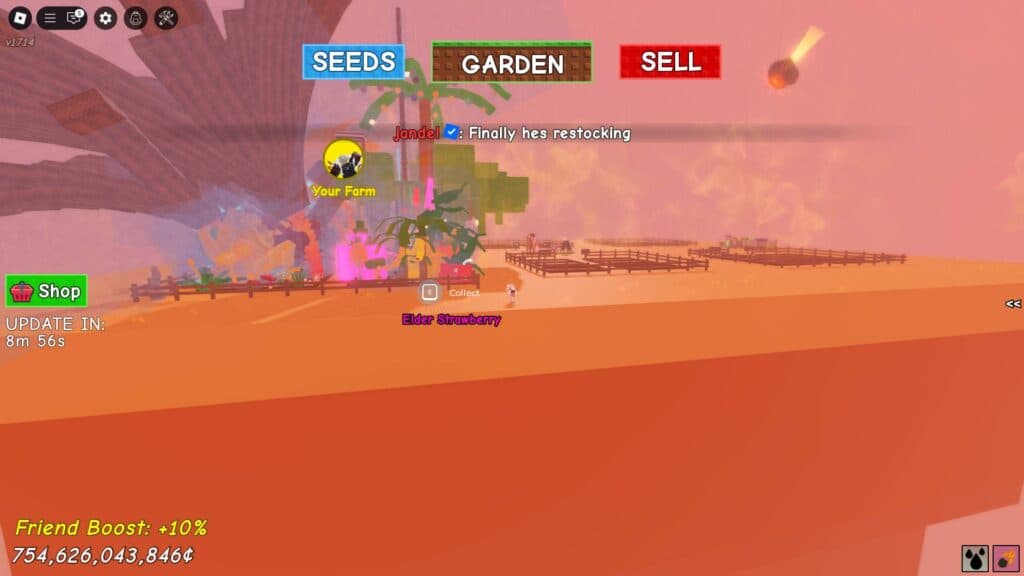 Meteor Strike during an admin abuse event (Screenshot via esports.gg)