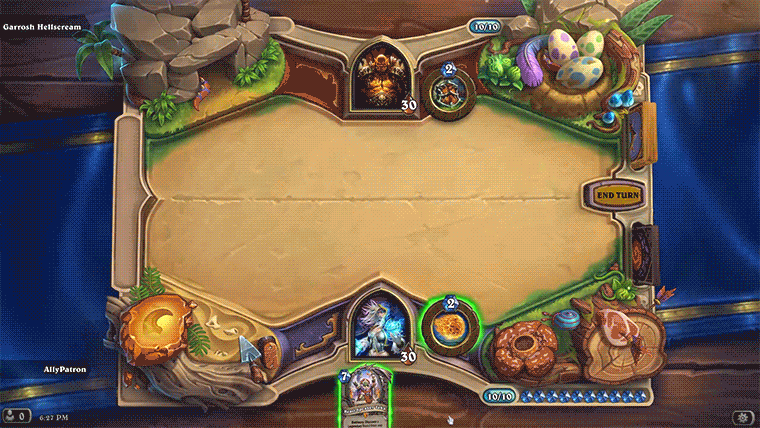 How Beast Speaker Taka works in Hearthstone (Image via Blizzard Entertainment)