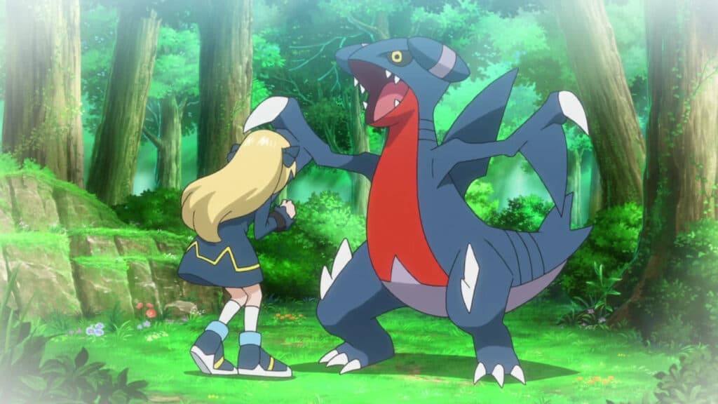 Cynthia and Garchomp (Image by Pokémon)