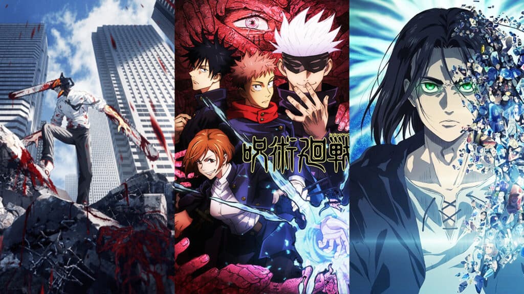 MAPPA's most popular series recently (Images via Studio MAPPA)