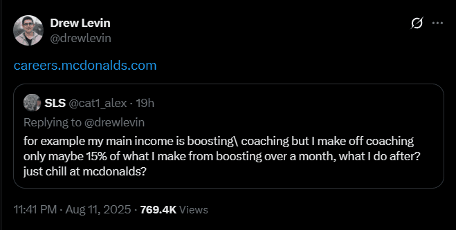 Put the fries in the bag. (@drewlevin via X)