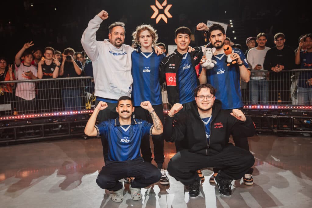 MIBR defeated RRQ by 2-0 (Image by Colin Young-Wolff/Riot Games)