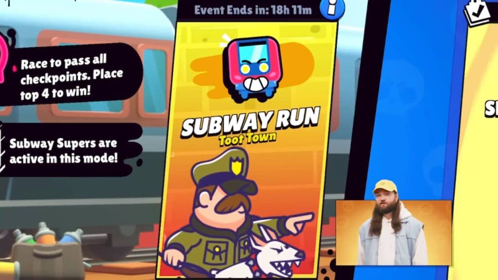Subway Run in Brawl Stars (image via Supercell)
