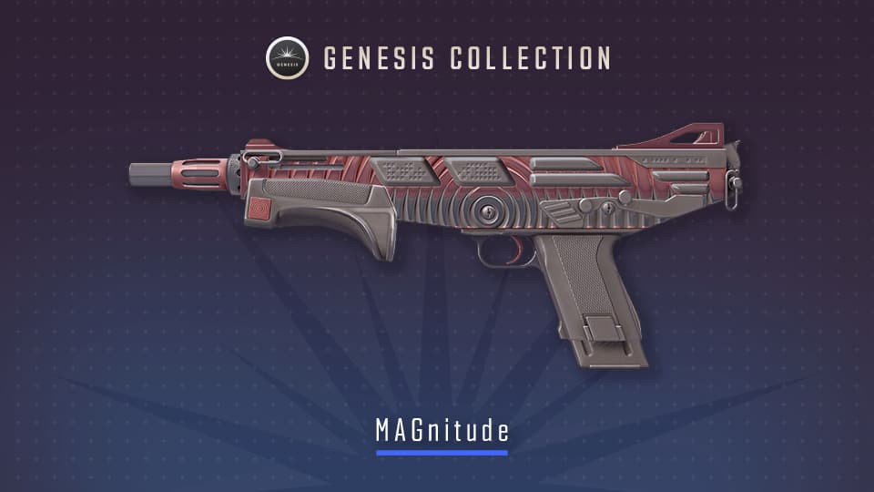 MAGnitude, a Mil-Spec MAG-7 skin (Image via Valve)