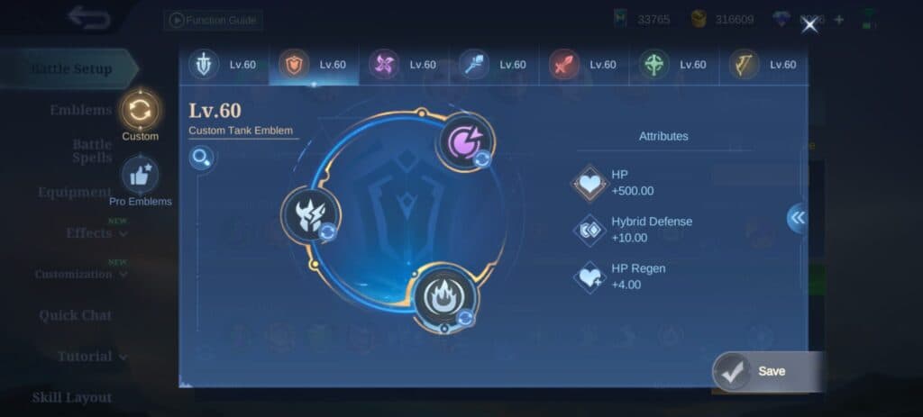 Alice Revamp emblem set in MLBB (Screenshot via esports.gg)
