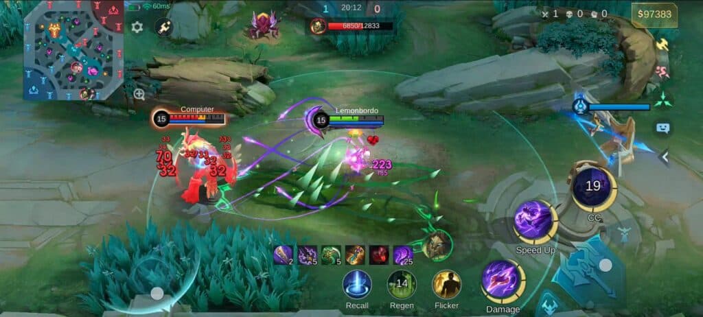 Belerick can melt your HP before you can kill him if you are not careful. (Screenshot via esports.gg)