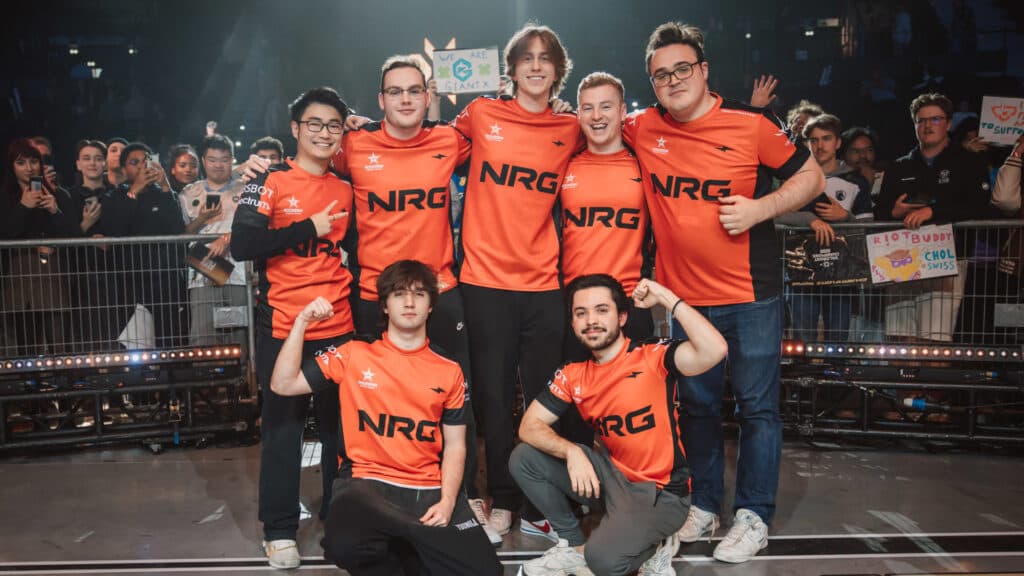 NRG is now playing against MIBR for a place at the Upper Bracket Finals (Image by Colin Young-Wolff/Riot Games)