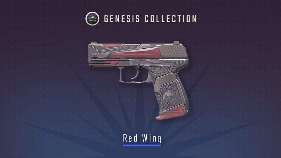 Red Wing, a Mil-Spec P2000 skin (Image via Valve)