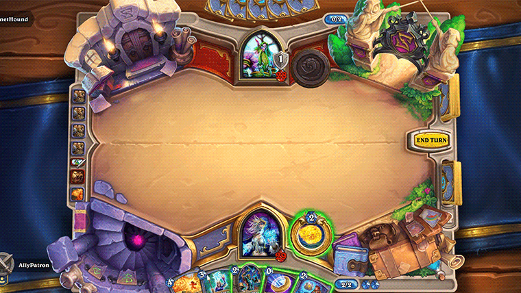 How the Rewind keyword works in Across the Timeways (Image via Blizzard Entertainment)