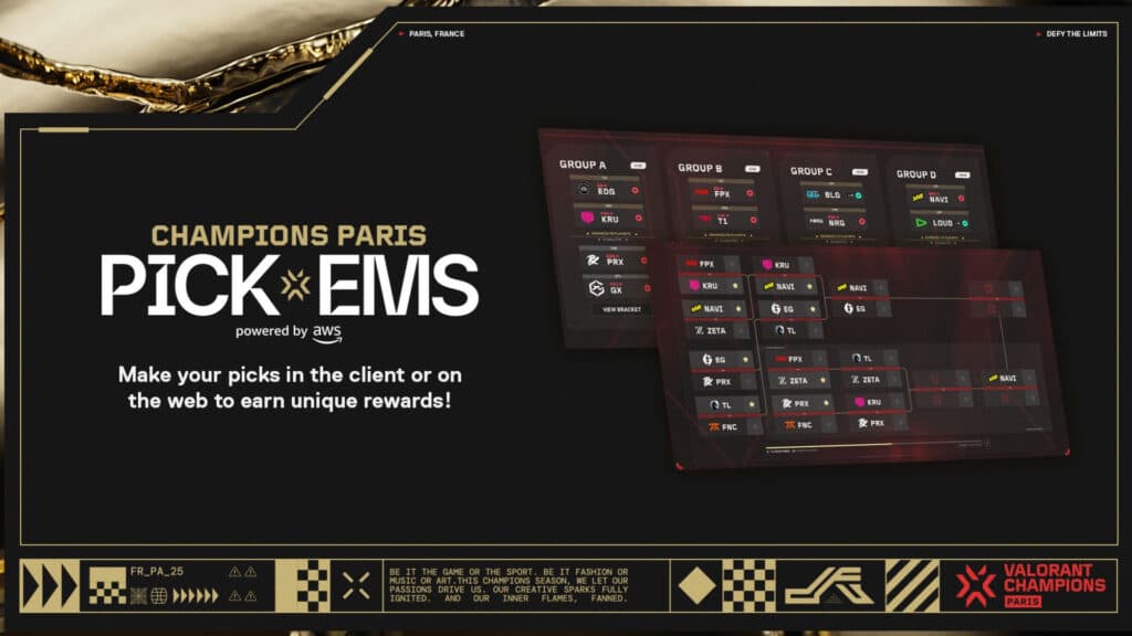 You can make your Pick'Ems in the game client or on the web (Image by Riot Games)