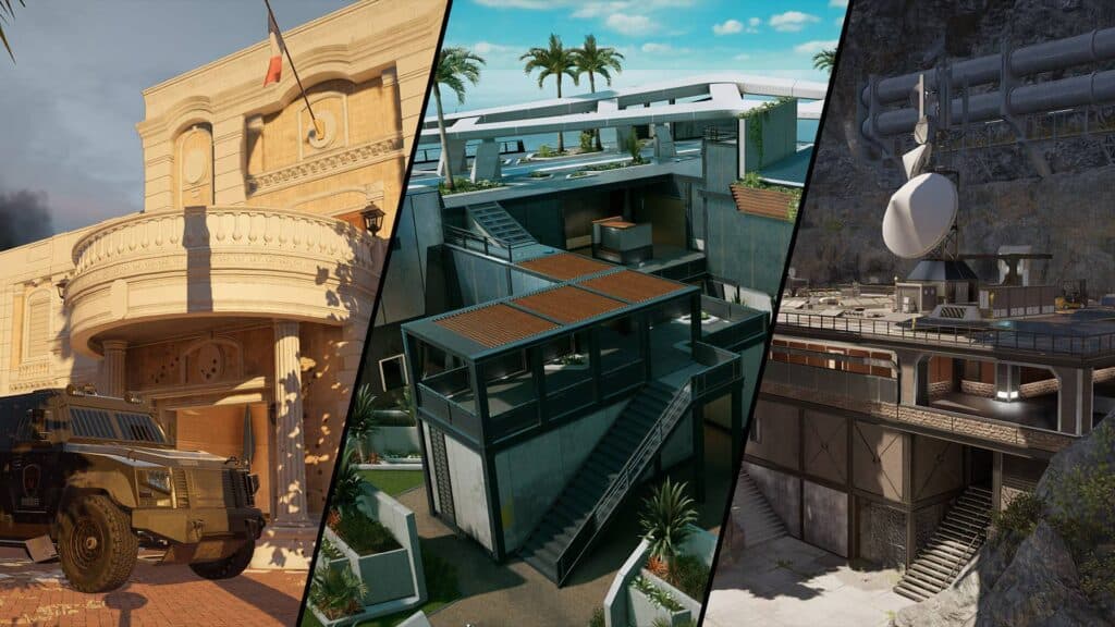 Three modernized maps in Y10S3 (image via Ubisoft)