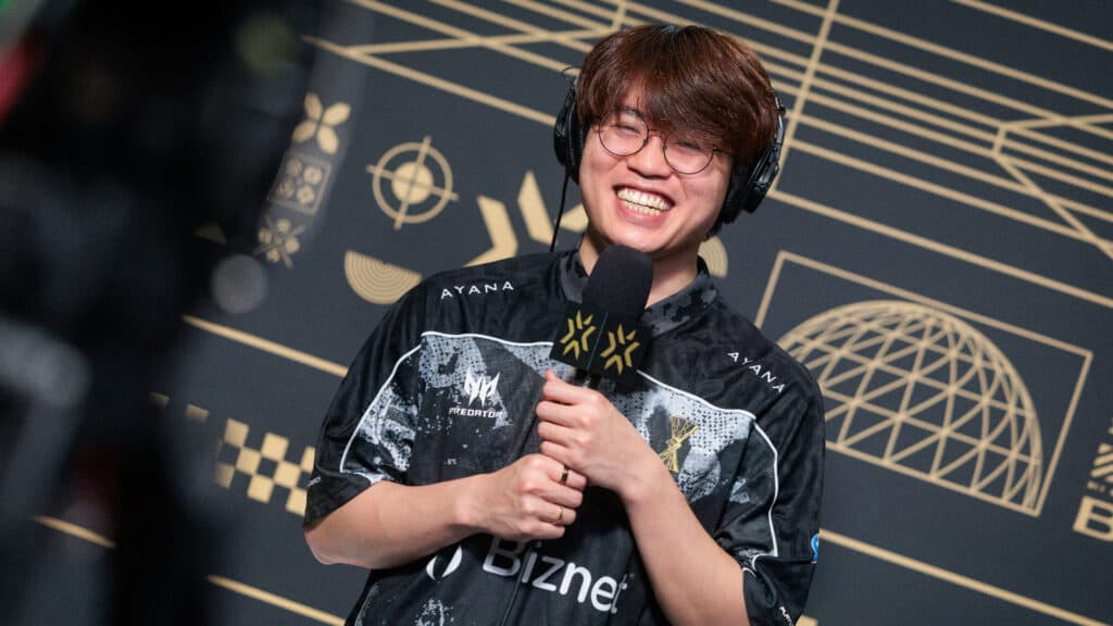 RRQ crazguy during the interview (Image by Adela Sznajder/Riot Games)