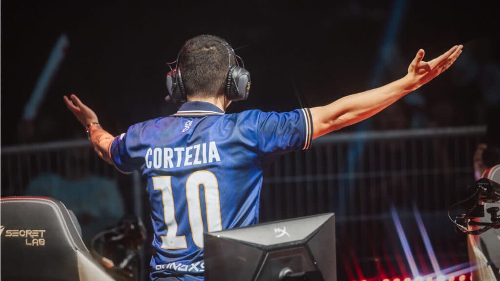 MIBR cortezia during the victory over BLG (Image by Colin Young-Wolff/Riot Games)