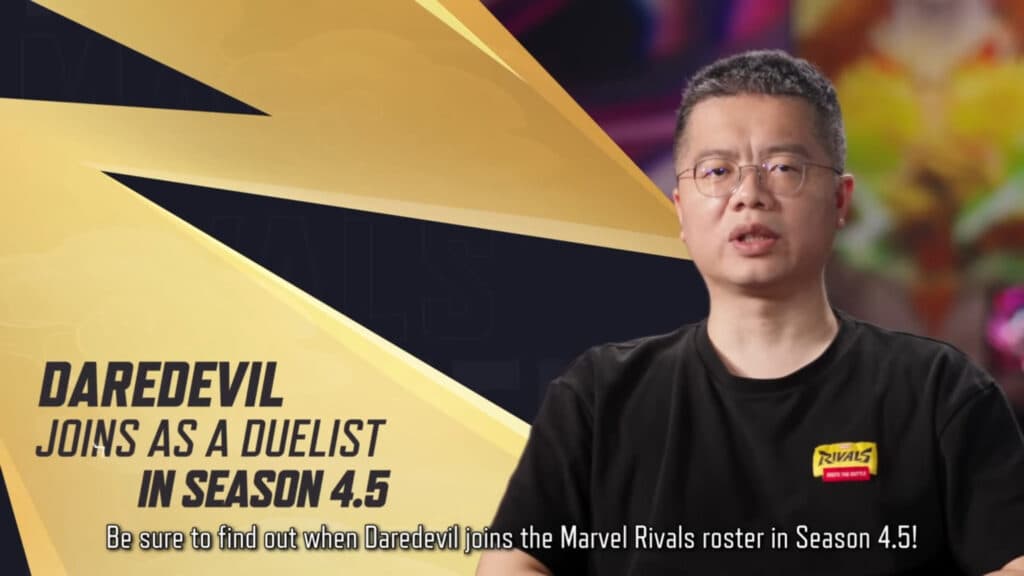 Players can duke it out as Daredevil in Marvel Rivals Season 4.5 (Image via NetEase Games)