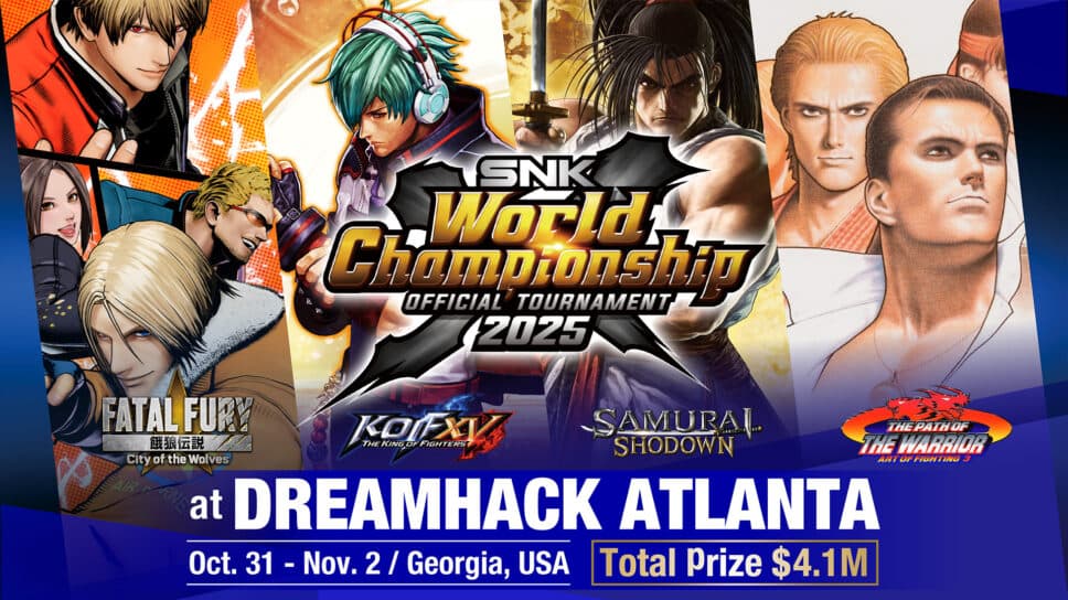SNK World Championship 2025 heads to DreamHack Atlanta with $4.1 million prize pool! cover image