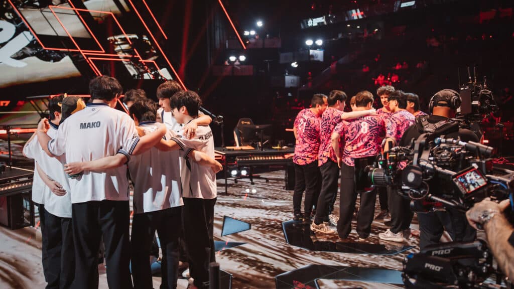 DRX defeated PRX by 2-0 (Image by Colin Young-Wolff/Riot Games)