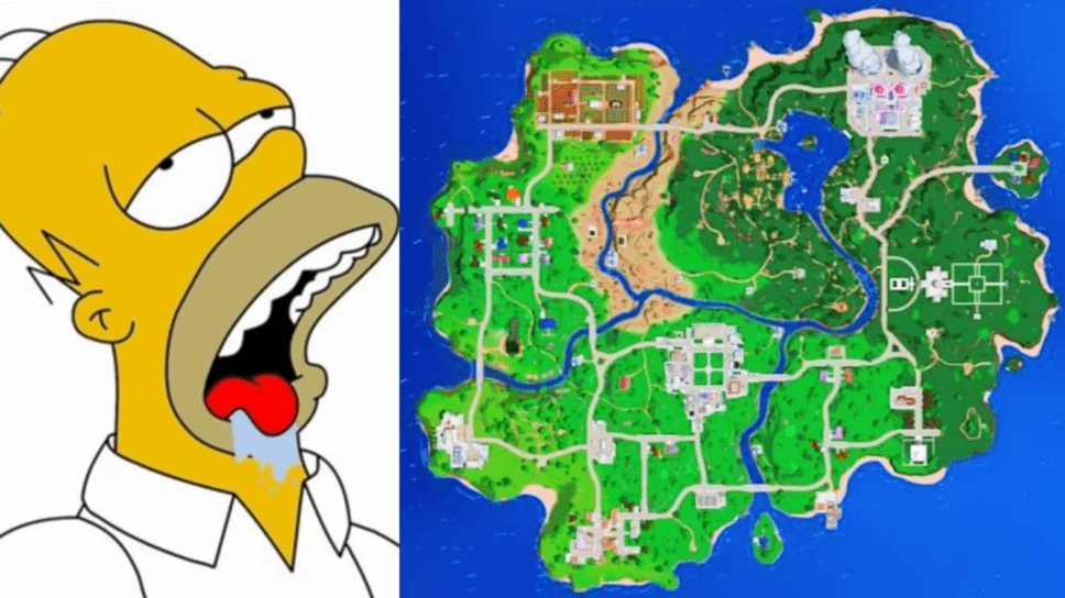 The Fortnite x The Simpsons map leaked: Here’s what it looks like cover image